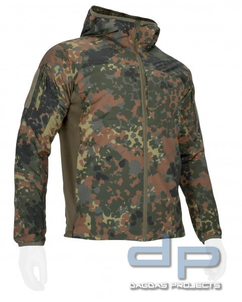 AB Hooded Jacket Insulated Level 4 Camouflage (Übergangs- Jacke) in Flecktarn