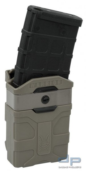 Warrior Polymer M4 Style 5.56mm Mag Pouch Earth