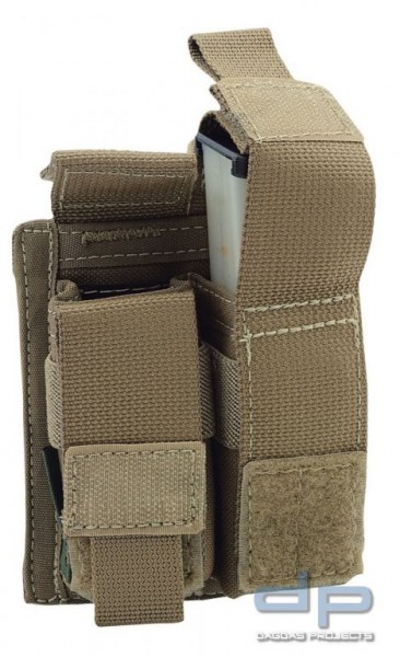 Warrior Double 9mm Pistol Pouch Coyote