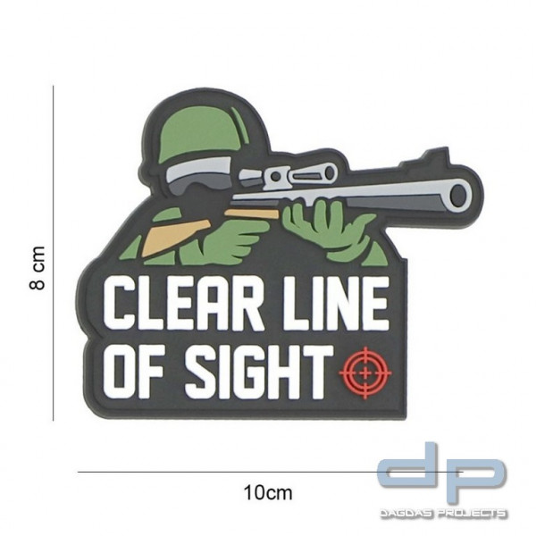 Patch 3D PVC Clear line of sight #8089