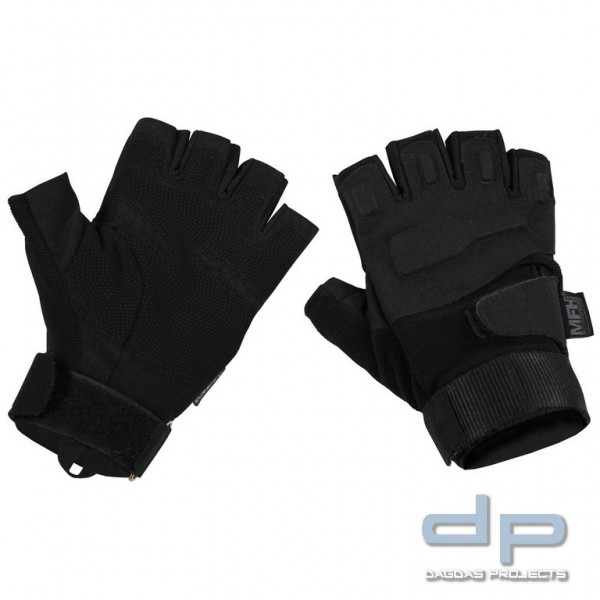 Tactical Handschuhe,&quot;Protect&quot;, ohne Finger, schwarz