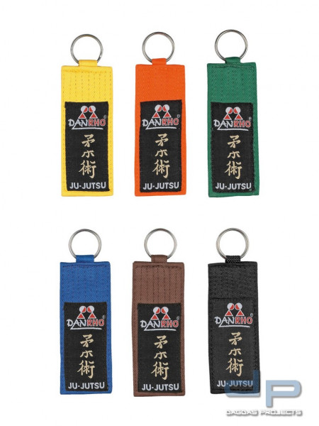 DANRHO Schlüsselanhänger Kyu-Grade JU-JUTSU in verschiedenen