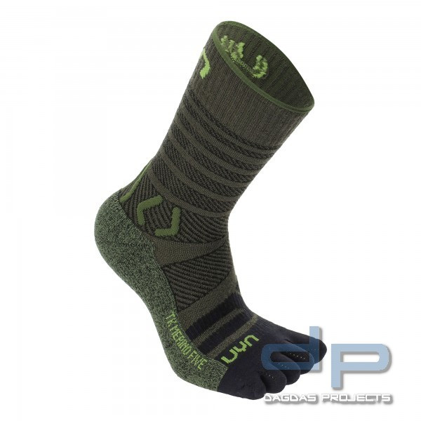 UYN HERREN TREKKING FIVE SOCKEN IN OLIV