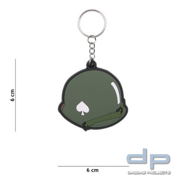 Schlüsselanhänger 3D PVC 506PIR Helmet WWII #113