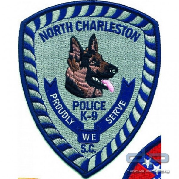 Stoffaufnäher - North Charleston (S.C.) Police K-9 Unit