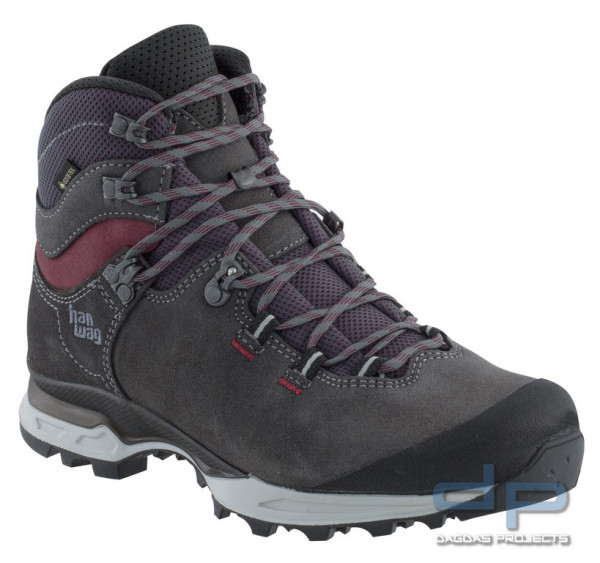 HANWAG TATRA LIGHT LADY GTX TREKKINGSTIEFEL ASPHALT/DARK GARNET