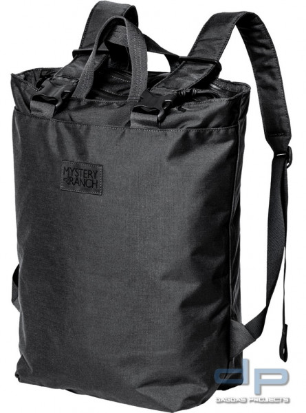 Mystery Ranch Booty Deluxe Tragetasche 21 L in Oliv und Schwarz