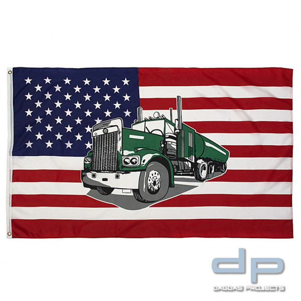 Flagge USA-Truck