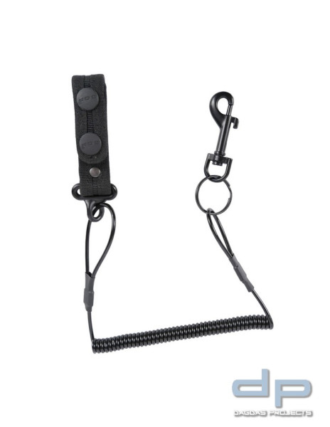 COP® V80 Lanyard mit Nylon-Gürtel-/Molleschlaufe, Kunststoffkabel &amp; Karabiner