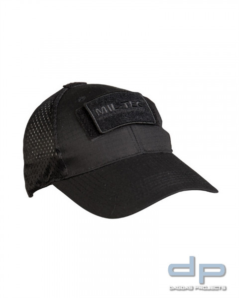 BASEBALL CAP NETZ SCHWARZ VPE 5