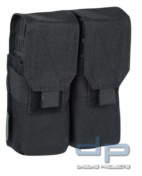 Warrior Double M4 Mag Pouch Black