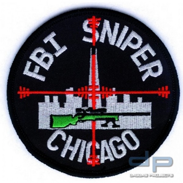 Stoffaufnäher - F.B.I. Sniper (Unit) - Chicago