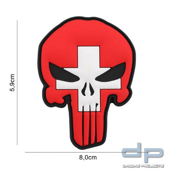 Emblem 3D PVC Punisher Schweiz