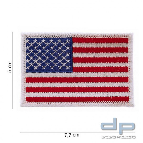 Emblem Flagge USA weisse rand (klein)