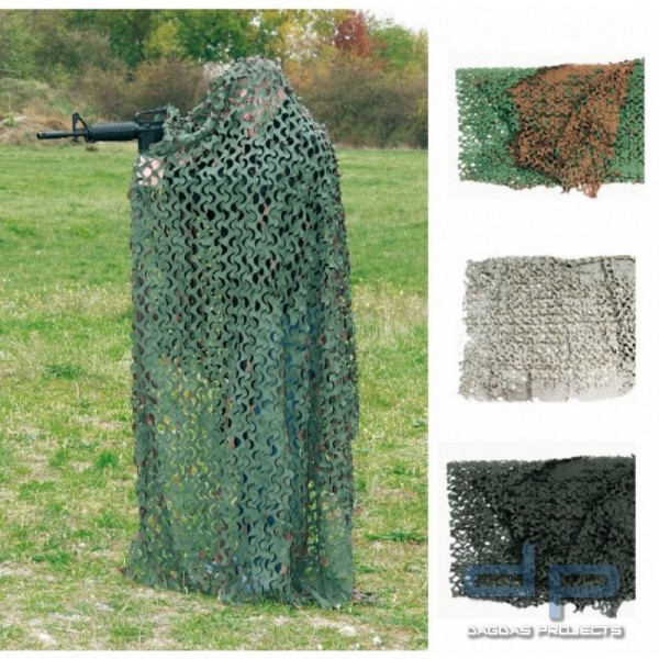 Tarnnetz - Farbe: woodland (braun/grün) Größe: 3 x 6 m - Gewicht: 1,5 kg