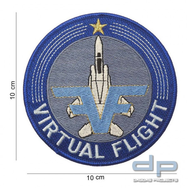 Emblem Stoff Virtual Flight