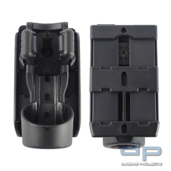 ESP® Taschenlampen Holster LHU74, für zwei Molle Schlaufen, 360° drehbar