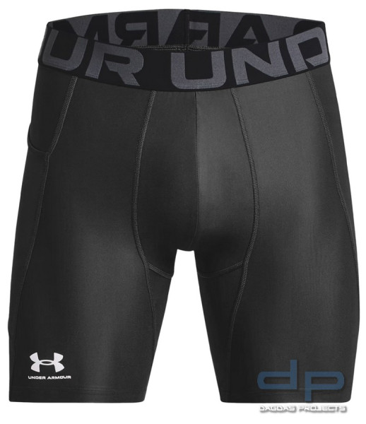 Under Armour HeatGear® Kompressions- Shorts für Herren (Unterhose) in Schwarz und Oliv