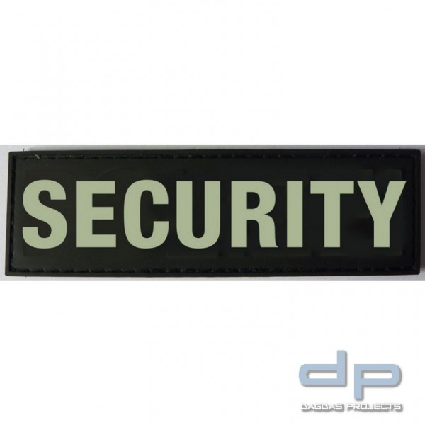 Rubber Patch SECURITY Nachtleuchtend