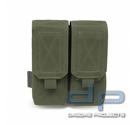 Warrior Double M4 Mag Pouch OD