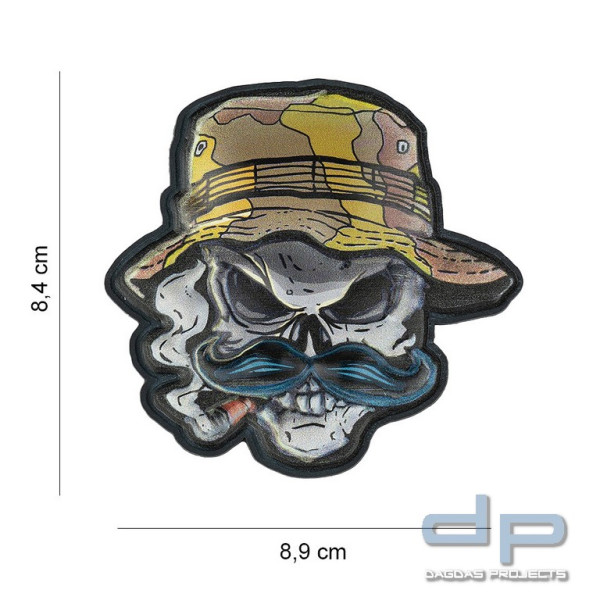 Emlem 3D UV Totenkopf Buschräuber