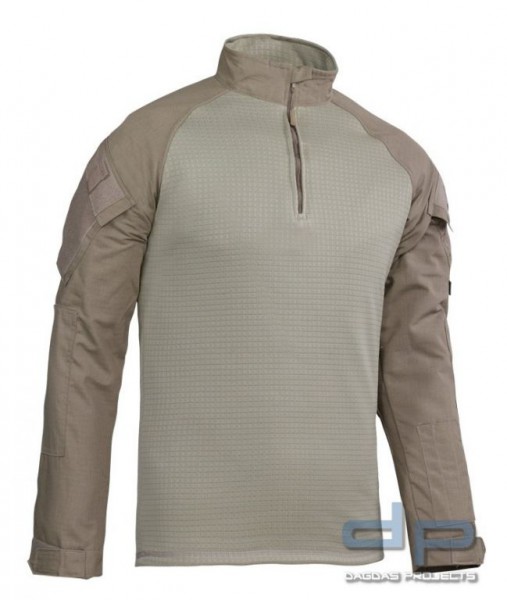 TRU-Spec Combat Shirt Cold Weather 1/4 Zip Khaki