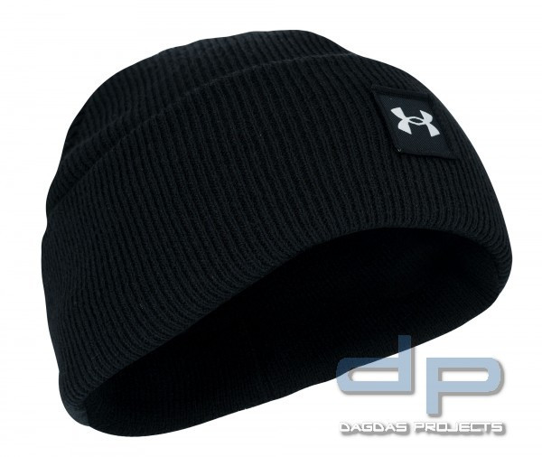 UNDER ARMOUR HALFTIME BEANIE MIT FLACHEM UMSCHLAG