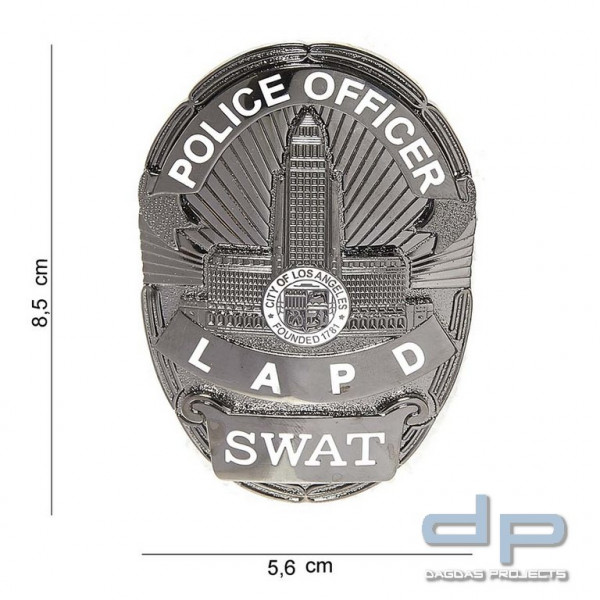 Emblem Police Officer LAPD Swat