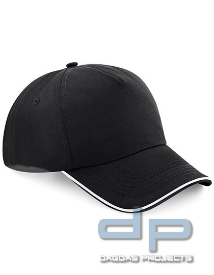 Authentic 5 Panel Cap - Piped Peak in verschiedenen Farben