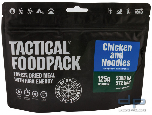 TACTICAL FOODPACK - NUDELGERICHT MIT HÄHNCHEN