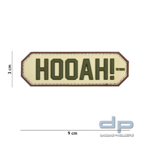 Emblem 3D PVC HOOAH! beige