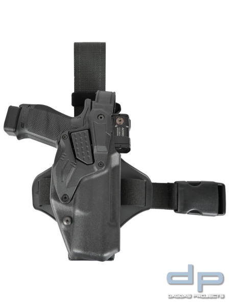 BIANCHI® 3004MP Taktisches Oberschenkelholster, TAC Mini Beinplatte, Kunststoff