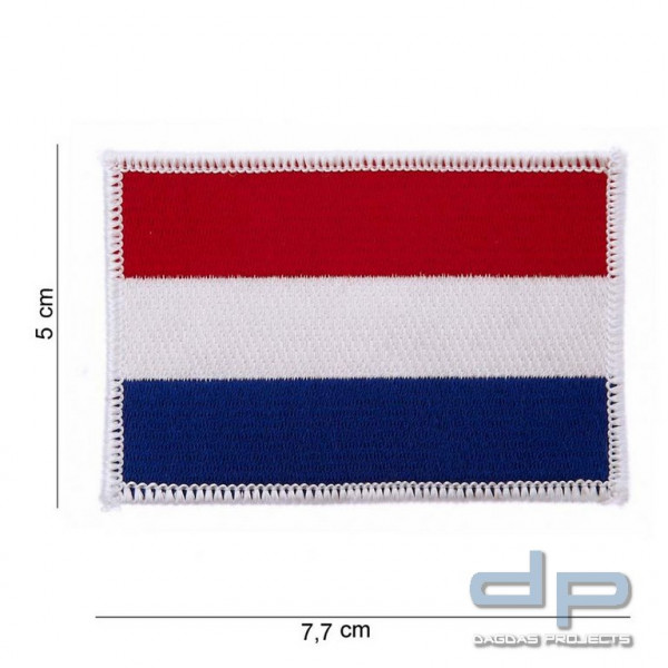 Emblem Stoff Flagge Holland (klein)