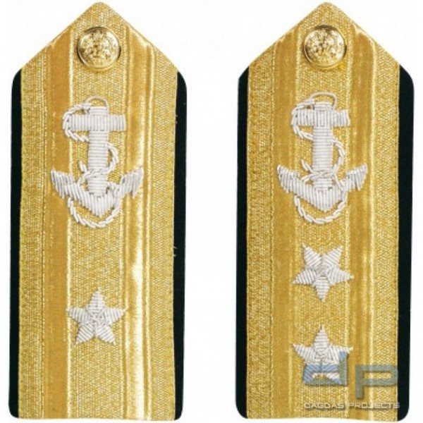 US Navy original Schulterstücke Admiral, 1 Stern, Commodore