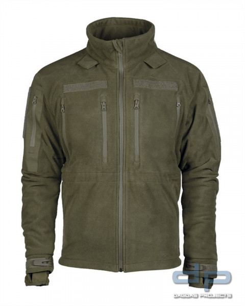 KÄLTESCHUTZJACKE FLEECE MIL-TEC® PLUS OLIV