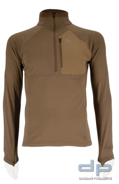 Outdoor Research - Men's Deviator Fleece Half-Zip (Fleecejacke) in Coyote