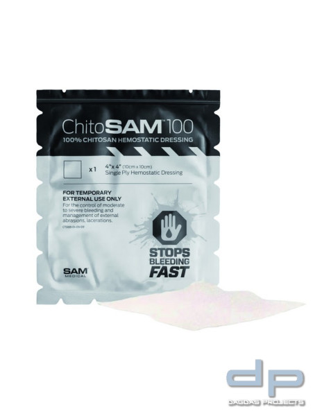 ChitoSAM® -100 - blutstillende Kompresse, 10 x 10 cm, 1 Stück