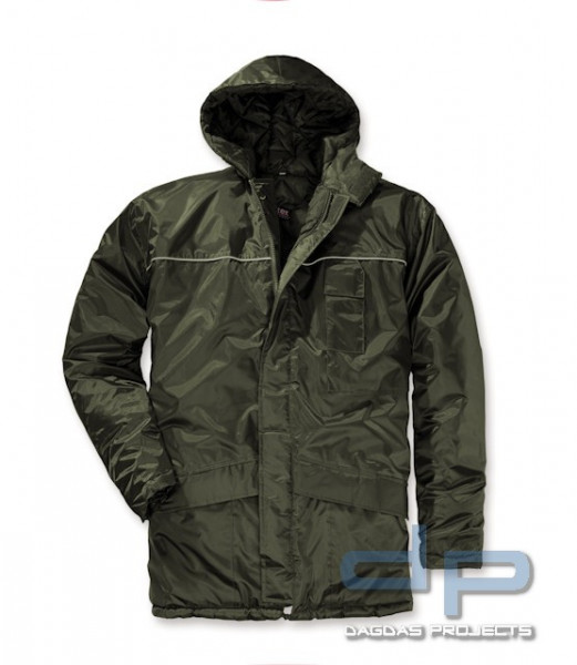 THERMO-REGENJACKE in Oliv