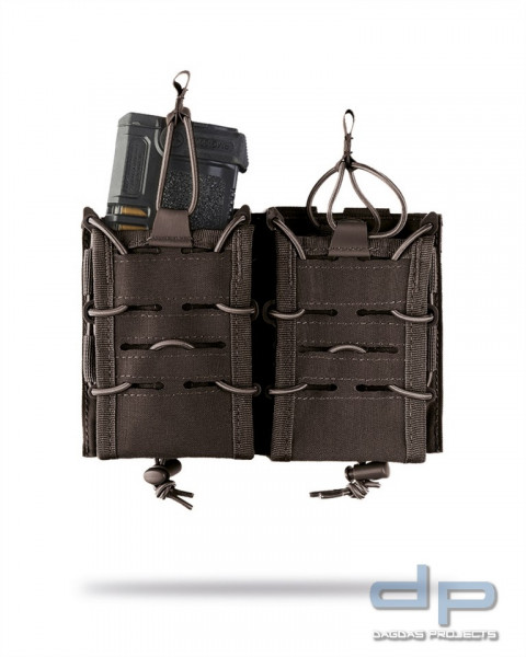 MAG.TASCHE OPEN TOP FLEX DOUBLE SCHWARZ VPE 5