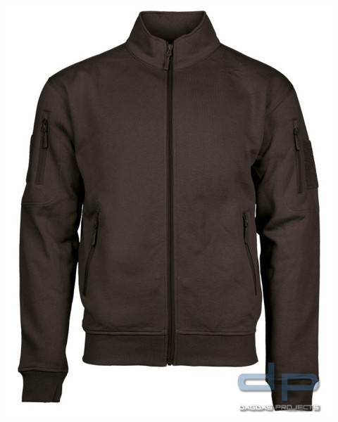 TACTICAL SWEATJACKE SCHWARZ
