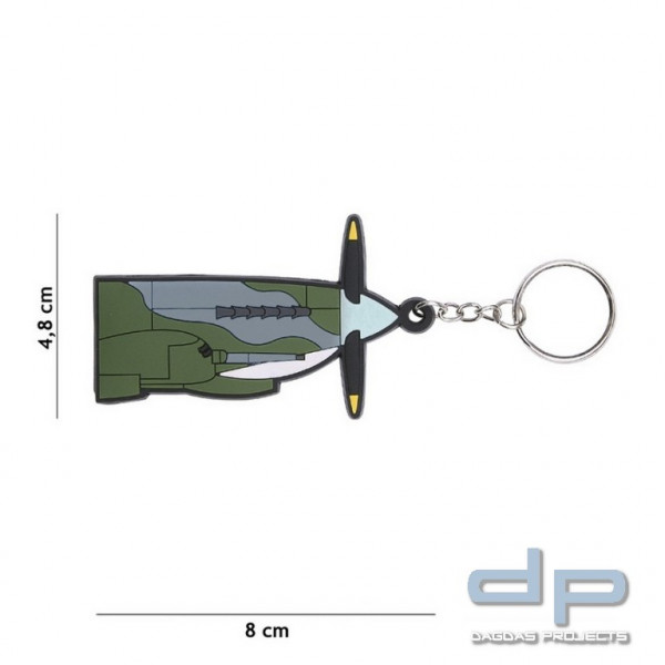 Schlüsselanhänger 3D PVC Spitfire #108