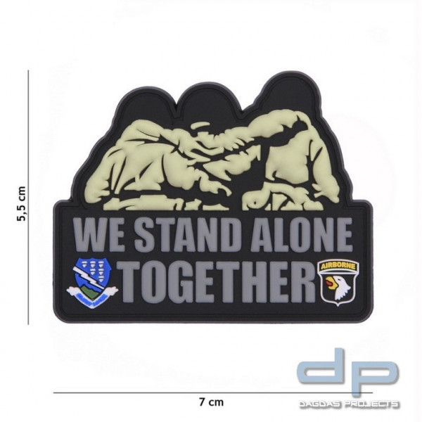 Emblem 3D PVC We stand alone together #7094