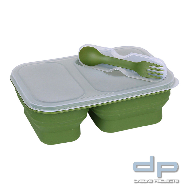 rot Rund Faltbare Lunchbox Outdoor Camping Waschschüssel BPA-frei 900ml 