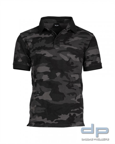 POLOSHIRT PREWASH CO.PIKEE DARK CAMO