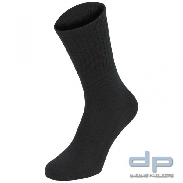 Army Socken, schwarz, halblang, 3-er Pack