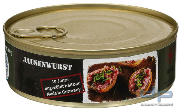 Jausenwurst, Vollkonserve, 200 g, 24 Stück