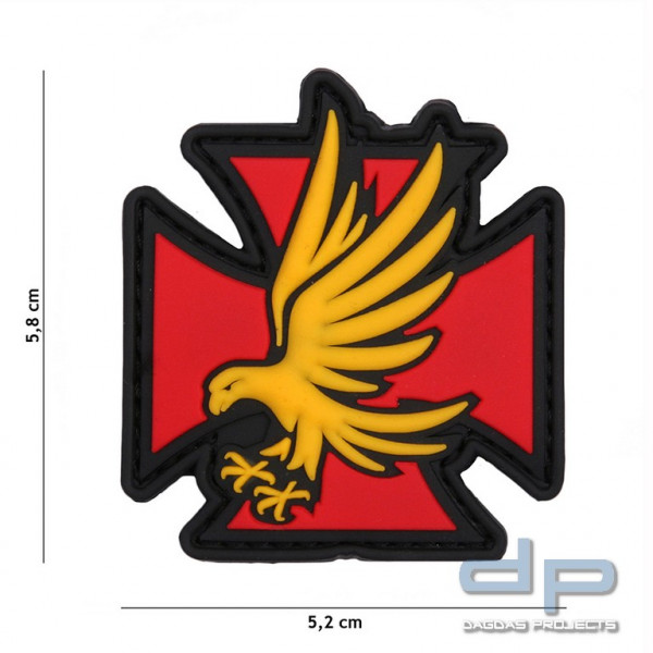 Emblem 3D PVC Iron Eagle rot
