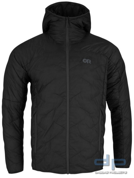 Outdoor Research - Men's SuperStrand LT Hoodie (Isolations- Jacke) in Schwarz und Grau