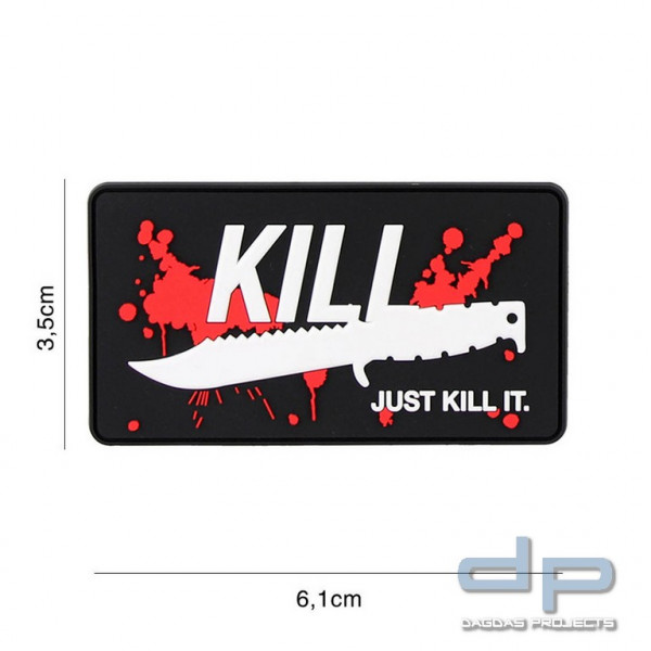 Emblem 3D PVC Just kill it rot
