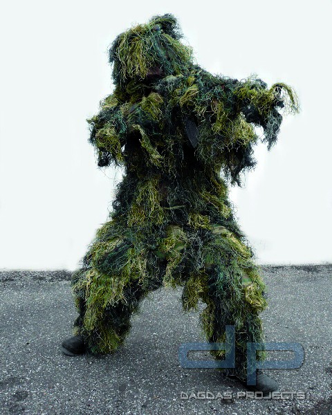 GHILLIE SUIT 'ANTI FIRE' 4 PC. W/L
